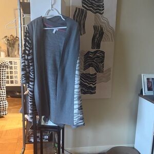 Isabel Maternity by Ingrid & Isabel Zebra Striped Poncho